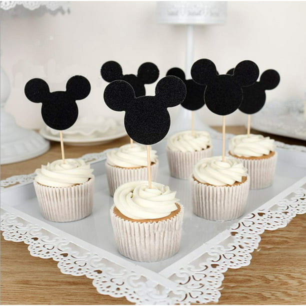 Mickey And Friends Cupcake Toppers Kids Birthday Party Supplies. 24 Pcs